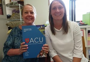 Visitor from ACU on 22nd May